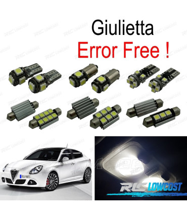 KIT 11 AMPOULES LED INTÉRIEUR ALFA ROMEO GIULIETTA 940 10-17