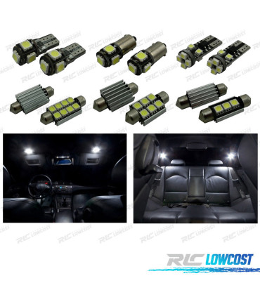 KIT 14 AMPOULES LED INTÉRIEUR BMW SÉRIE 3 E46 BERLINE COUPÉ 323IS 325I 325XI 328I 330I 330XI 325CI 323CI 99-20