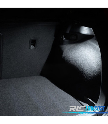 KIT 12 AMPOULES LED INTÉRIEUR POUR VOLKSWAGEN VW POLO MK BERLINE 9A4 03-10