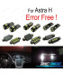 KIT 13 AMPOULES LED INTÉRIEUR POUR OPEL ASTRA H OPC GTC CARAVANE BERLINE BREAK 04-09