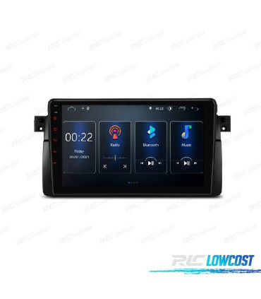AUTORADIO GPS ANDROID 10 BMW E46 MG ZT ROVER 75