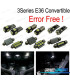 KIT 12 AMPOULES LED INTÉRIEUR POUR BMW SÉRIE 3 E36 BERLINE CABRIOLET M3 318I 320I 325I 323I 328I 93-99
