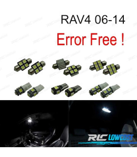 KIT 10 AMPOULES LED INTÉRIEUR TOYOTA RAV4 06-14
