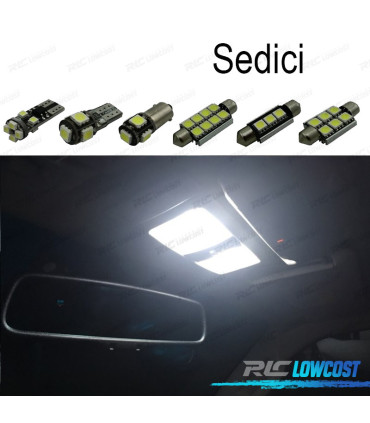 KIT 5 AMPOULES LED INTÉRIEUR POUR FIAT SEDICI 06-14