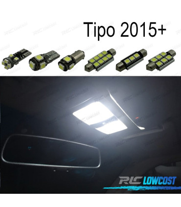 KIT 6 AMPOULES LED INTÉRIEUR POUR FIAT TYPE 356 357 15-