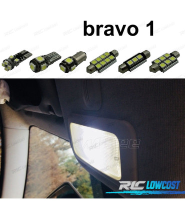 KIT 6 AMPOULES LED POUR FIAT BRAVO 1 MK1 95-01