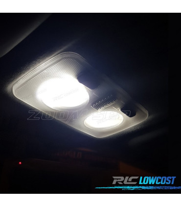 KIT 9 AMPOULES LED INTÉRIEUR POUR FIAT IDEA 03-12
