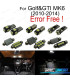 KIT 10 AMPOULES LED INTÉRIEUR POUR VOLKSWAGEN VW GOLF 6 MK6 MKVI GTI 10-14