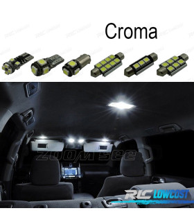 KIT 11 AMPOULES LED INTÉRIEUR POUR FIAT CROMA 194 05-11