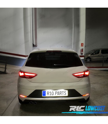 KIT 4 AMPOULES LED INTÉRIEUR POUR SEAT LEON MK3 5F 5F1 5F5 5F8 SC ST 13-