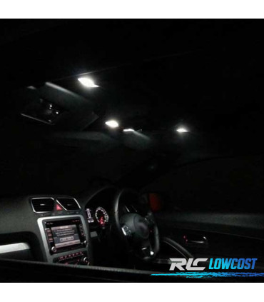 KIT 10 AMPOULES LED INTÉRIEUR POUR VOLKSWAGEN VW SCIROCCOR 3R 09-17