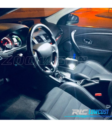 KIT 14 AMPOULES LED INTÉRIEUR POUR RENAULT MEGANE III 3 MK3 BERLINE 09-15