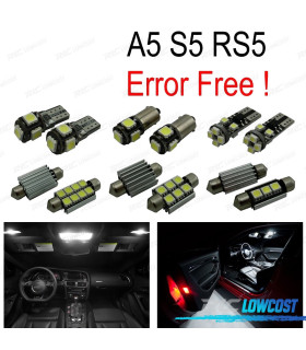 KIT 14 AMPOULES LED INTÉRIEUR AUDI A5 S5 RS5 B8 08-15