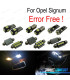 KIT 12 AMPOULES LED INTÉRIEUR POUR OPEL SIGNUM 03-08