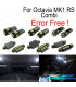 KIT 12 AMPOULES LED INTÉRIEUR POUR SKODA OCTAVIA 1 MK1 MK I RS KOMBI 1U5 BREAK WAGON 96-04
