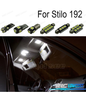 KIT 14 AMPOULES LED INTÉRIEUR POUR FIAT STILO 192 01-07