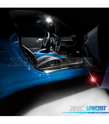 KIT 12 AMPOULES LED INTÉRIEUR POUR PORSCHE 911 997 CARRERA TURBO TARGA GT 05-11