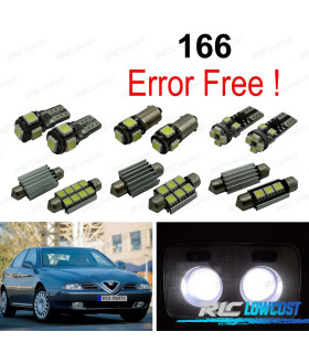 KIT 16 AMPOULES LED INTÉRIEUR POUR ALFA ROMEO 166 98-07