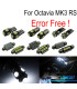 KIT 12 AMPOULES LED INTÉRIEUR POUR SKODA OCTAVIA 3 MK3 BERLINE MK III 5E3 RS TDI TSI 13-