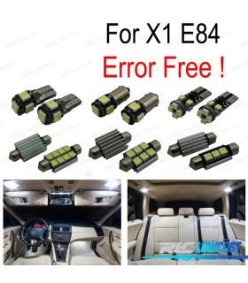 KIT 16 AMPOULES LED INTÉRIEUR BMW X1 E84 10-15