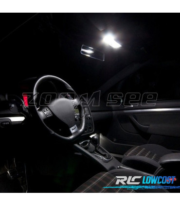 KIT 16 AMPOULES LED INTÉRIEUR POUR VOLKSWAGEN VW GTI MKV GOLF 5 MK5 GOLF 5 06-09