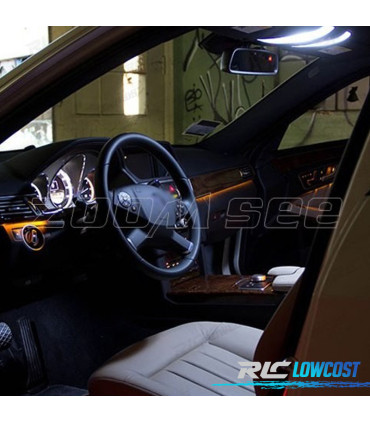 KIT 17 AMPOULES LED INTÉRIEUR POUR MERCEDES CLASSE E S210 BREAK WAGON e420 E320 95-01