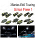 KIT 18 AMPOULES LED INTÉRIEUR BMW SÉRIE 3 E46 WAGON TOURING 316I 318I 320I 323I 325I 328I 330I 99-05