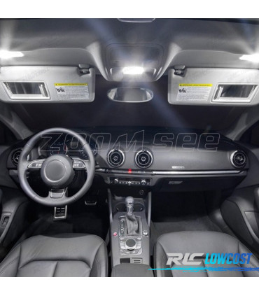 KIT 15 AMPOULES LED INTÉRIEUR POUR AUDI A3 S3 8 V BERLINE QUATTRO SPORTBACK LIMOUSINE 14-