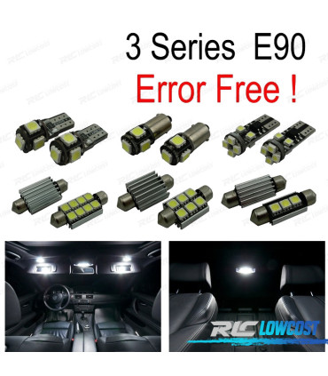 KIT 17 AMPOULES LED INTÉRIEUR BMW SÉRIE 3 E90 BERLINE 330XD 330D XDRIVE 330I 330XI 335D M3 05-11