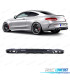 DIFFUSEUR MERCEDES C238 17-19 AMG LOOK E63 NOIR + SORTIES D'ÉCHAPPEMENT NOIR BRILLANT