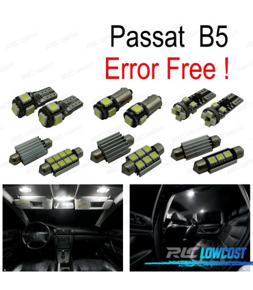 KIT 17 AMPOULES LED INTÉRIEUR POUR VOLKSWAGEN VW PASSAT B5 BERLINE 97-05