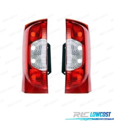 FEUX ARRIÈRE POUR CITROEN NEMO 2P FIAT QUBO 08- ET PEUGEOT BIPPER 08-