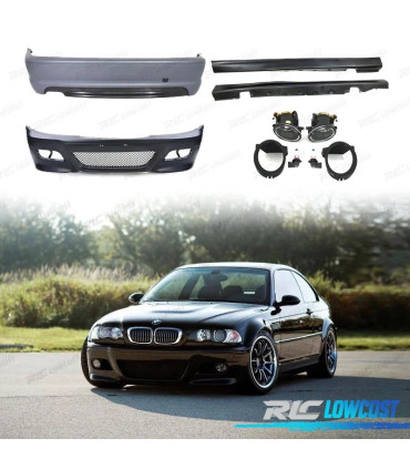 KIT DE CARROSSERIE BMW E46 COUPÉ 99-07 SANS PDC LOOK M3
