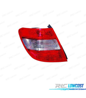 FEUX ARRIÈRE GAUCHE POUR MERCEDES CLASSE C W204 ESTATE KOMBI 07-10 BLANC ROUGE