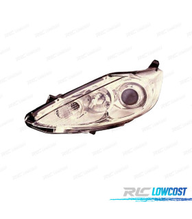 PHARE GAUCHE FORD FIESTA MK6 3 5P 08-13 FOND CHROMÉ
