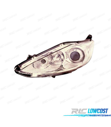 PHARE GAUCHE FORD FIESTA MK6 3 5P 08-13 FOND CHROMÉ