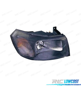 PHARE DROIT POUR FORD TRANSIT 00-06 FOND NOIR
