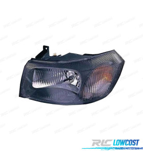 PHARE GAUCHE FORD TRANSIT 00-06 FOND NOIR