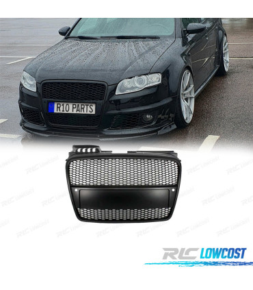 GRILLE AUDI A4 B7 04-07 NOIR + PDC