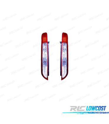 FEUX ARRIÈRE POUR FORD FOCUS III 5P 08-10 BLANC ROUGE