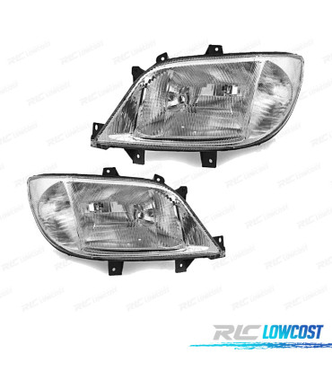 PHARES POUR MERCEDES SPRINTER 00-02 ANTIBROUILLARD INTEGRÉ