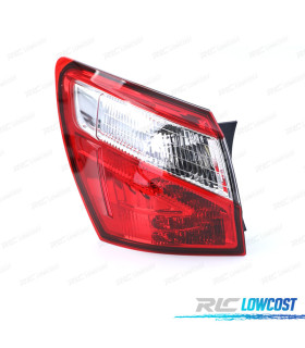FEUX ARRIÈRE GAUCHE POUR NISSAN QASHQAI 10-14 EXTERIEUR
