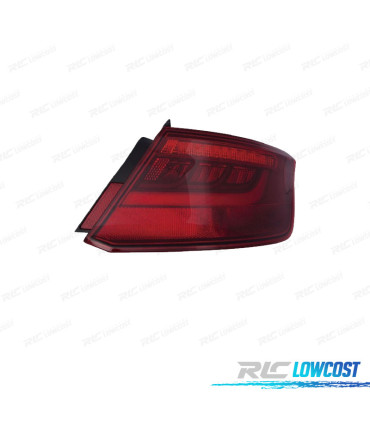 FEUX ARRIÈRE DROIT POUR AUDI A3 SPORTBACK 5P 12-16 LED ROUGE FUMÉ