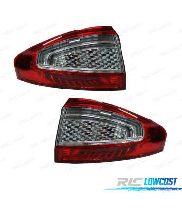FEUX POUR FORD MONDEO IV 4P 10-14 LED BLANC ROUGE