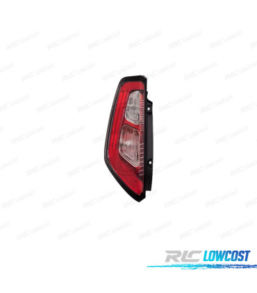 FEUX ARRIÈRE GAUCHE POUR FIAT PUNTO EVO 09- LED CONTOUR NOIR