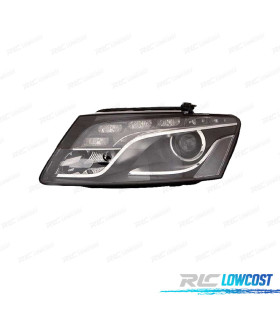 PHARE GAUCHE XÉNON AUDI Q5 08-12 LED FOND NOIR