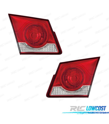 FEUX ARRIÈRE DAEWOO CHEVROLET CRUZE 4P 09- BLANC ROUGE