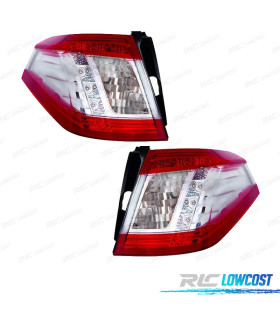 FEUX ARRIÈRE POUR PEUGEOT 508 11-14 STATION WAGON LED BLANC ROUGE