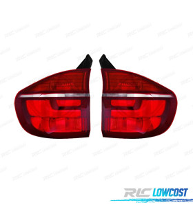 FEUX ARRIÈRE POUR BMW X5 E70 RESTYLING 10-12 LED BLANC ROUGE