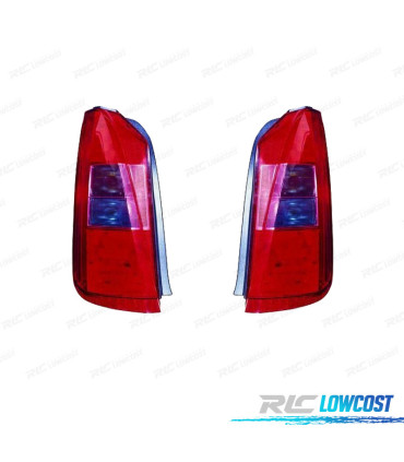 FEUX ARRIÈRE POUR LANCIA MUSA 04-10 FUMÉ ROUGE
